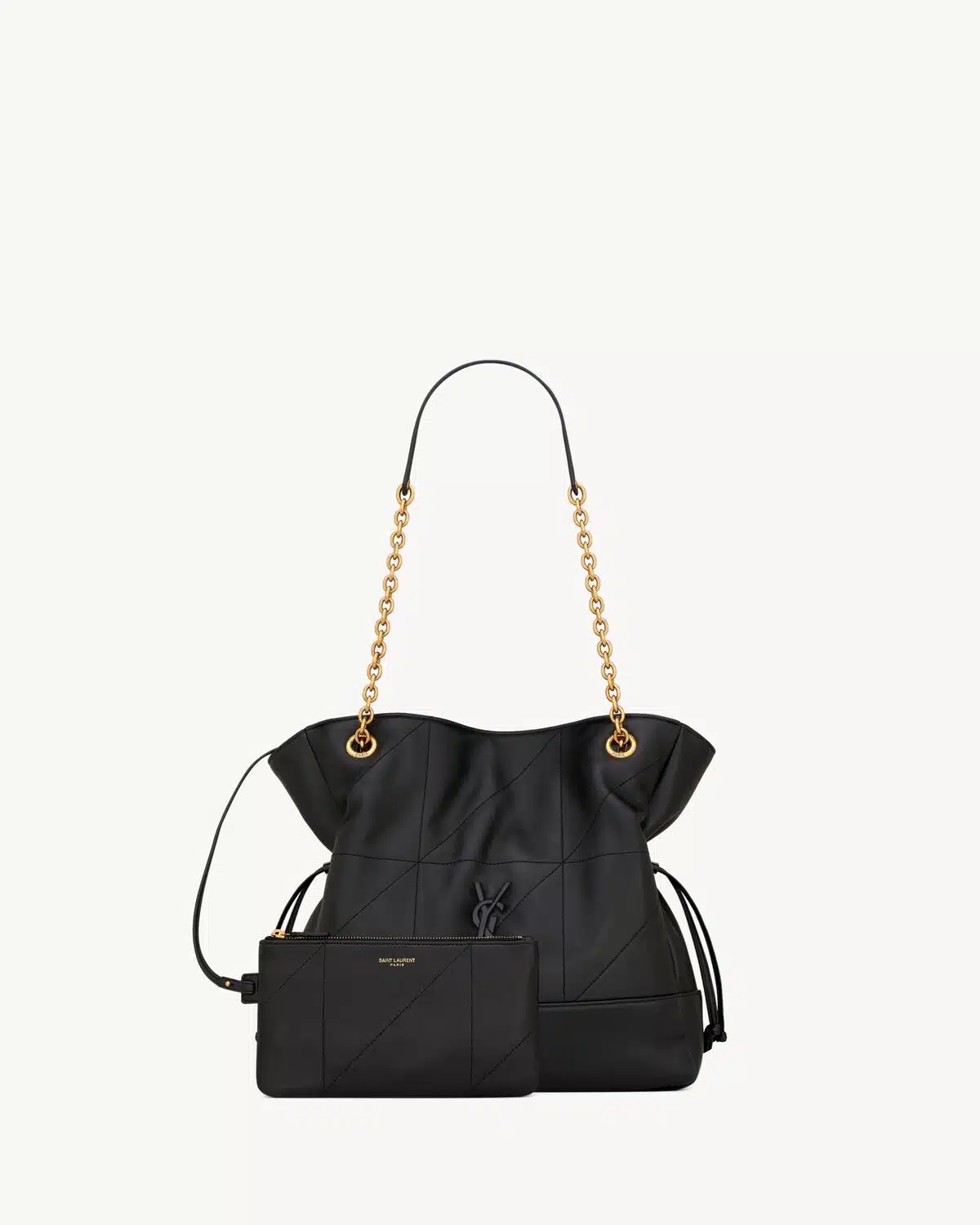 JAMIE SHOPPING SMALL IN LAMBSKIN BLACK - Image 2