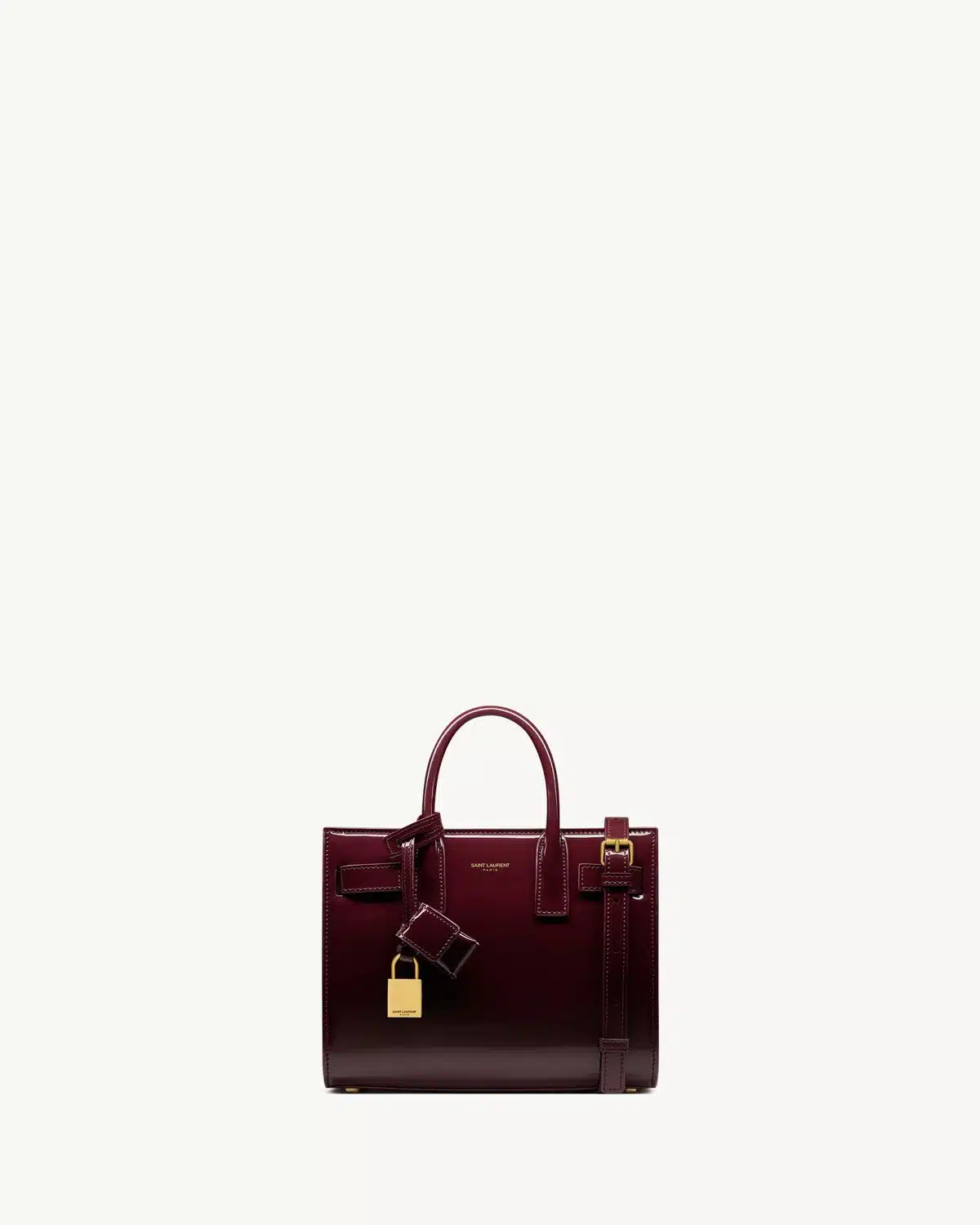 SAC DE JOUR IN PATENT LEATHER - NANO
