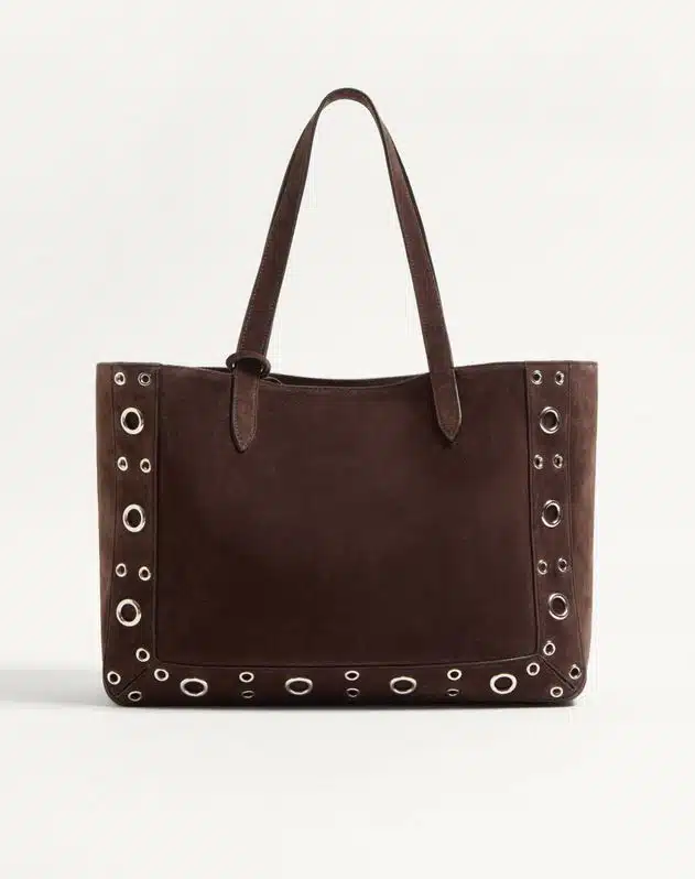 Valentino Garavani Nellcôte Medium Embroidered Shopping Bag - Image 2