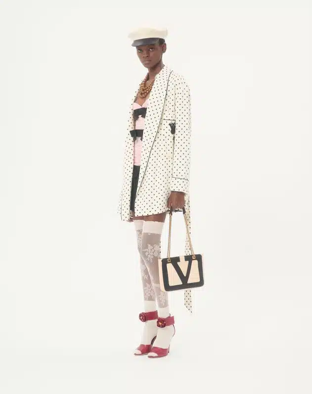 Valentino Garavani Viva Superstar Small Nappa Leather Shopping Bag - Image 2
