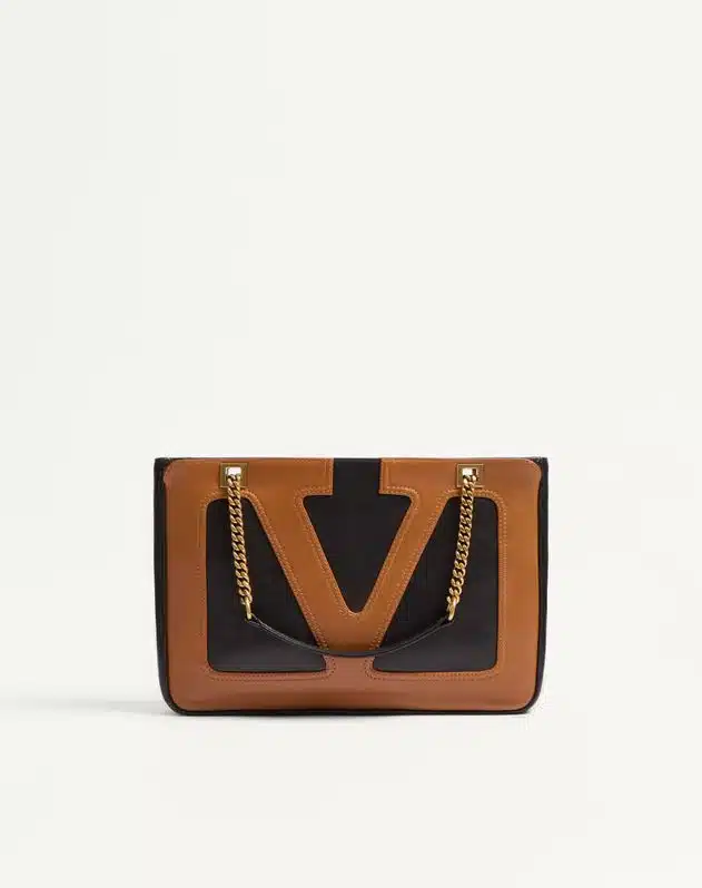 Valentino Garavani Viva Superstar Small Nappa Leather Shopping Bag