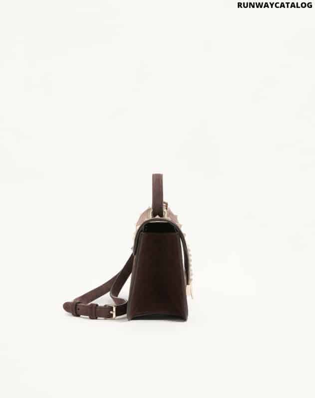 Valentino Garavani Rockstud Small Shoulder Bag In Suede - Image 3
