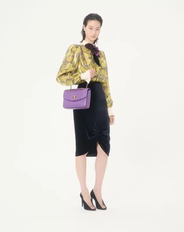 Valentino Garavani Djuna Medium Chain Bag In Nappa Leather - Image 2