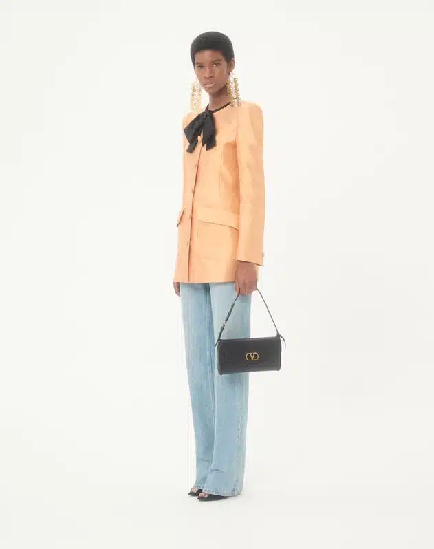 Valentino Garavani Devain Small Nappa Shoulder Bag - Image 3