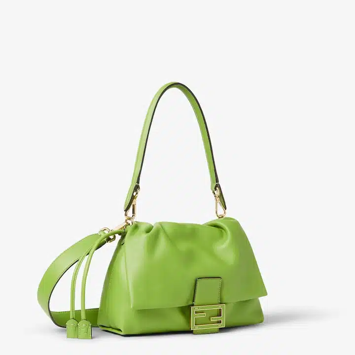 Mamma Baguette Medium Forest green nappa leather bag - Image 2