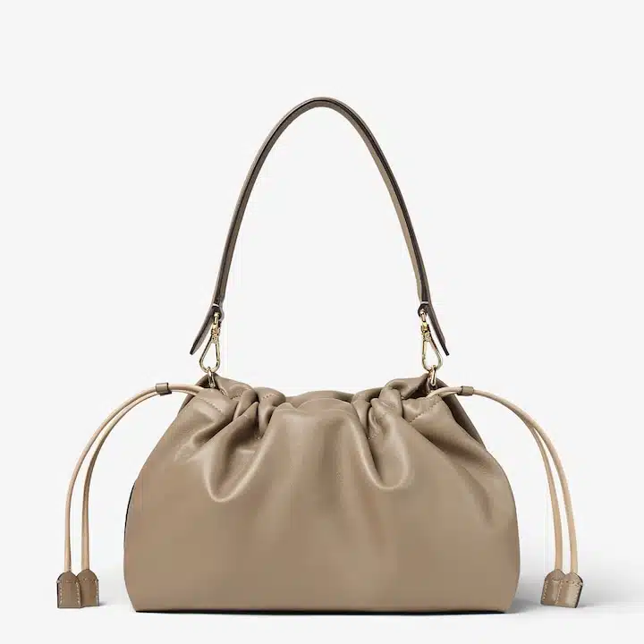 Mamma Baguette Large Dove gray nappa leather bag - Image 2