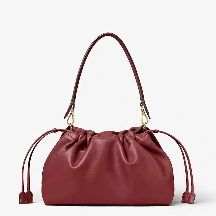 Mamma Baguette Large Burgundy nappa leather bag - Image 2