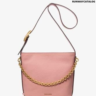 Nolita Small Pebbled Leather Bucket Tote Bag