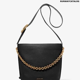 Nolita Small Pebbled Leather Bucket Tote Bag