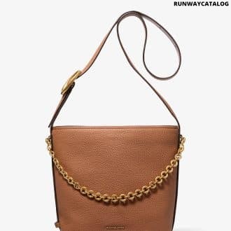 Nolita Small Pebbled Leather Bucket Tote Bag
