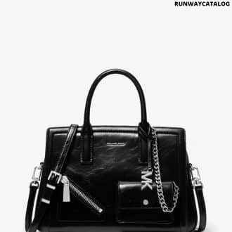 Laila Medium Leather Satchel with Card Case