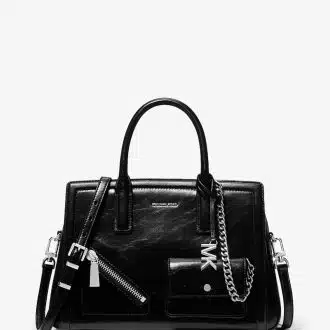 Laila Medium Leather Satchel with Card Case