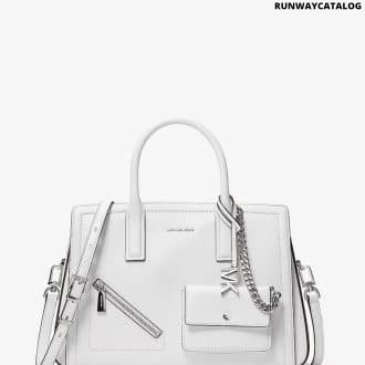 Laila Medium Leather Satchel with Card Case