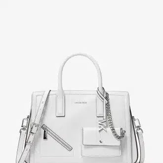 Laila Medium Leather Satchel with Card Case