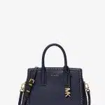 Laila Small Studded Leather Satchel