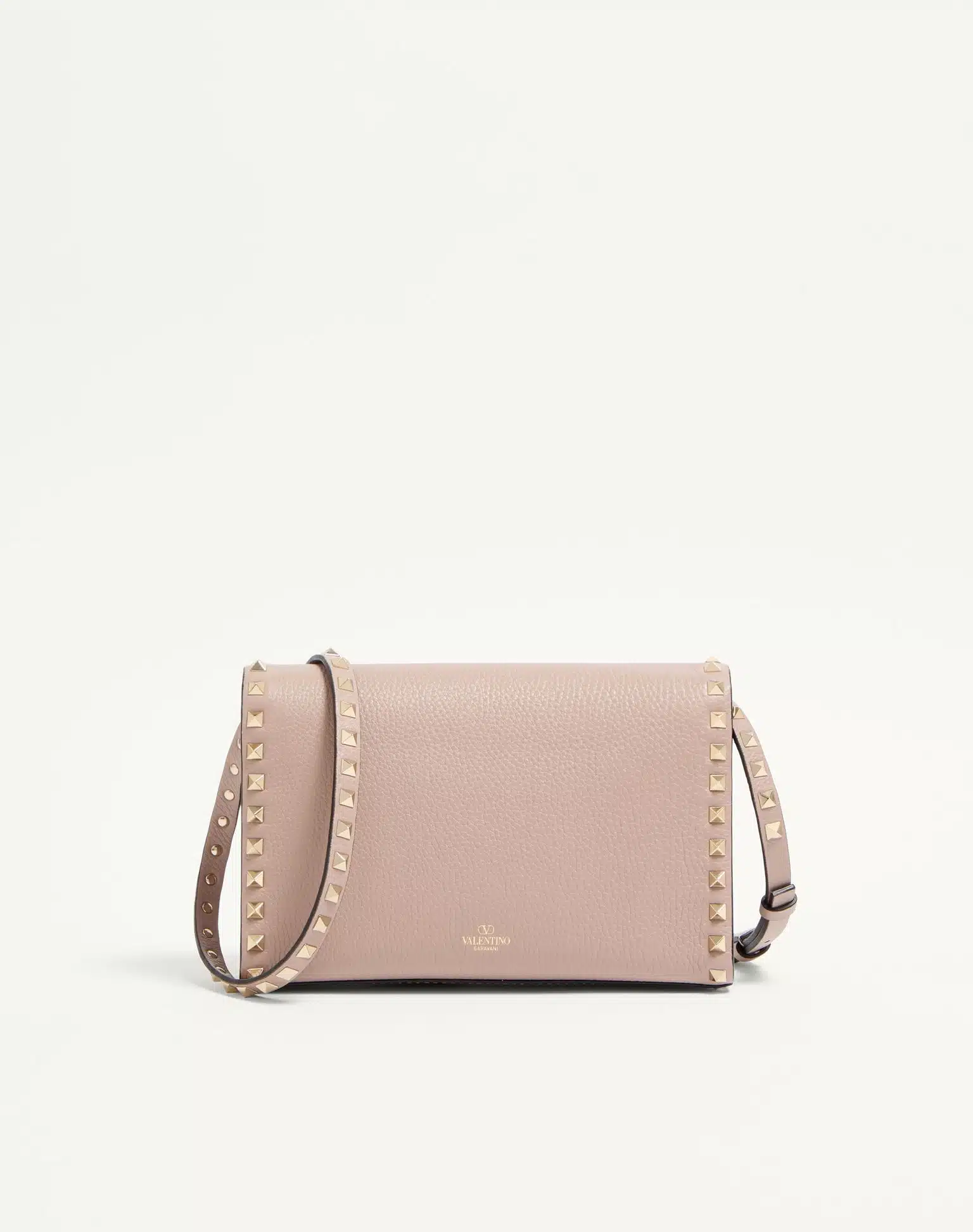 Small Rockstud Grainy Calfskin Crossbody Bag - Image 2