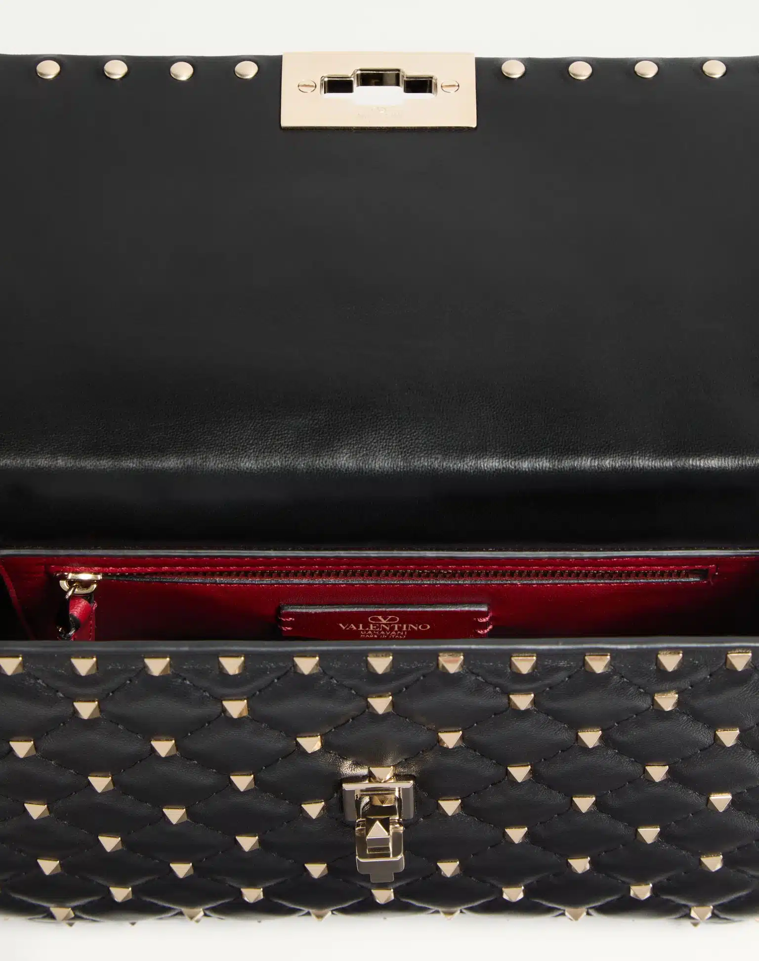 Medium Nappa Rockstud Spike Bag - Image 2