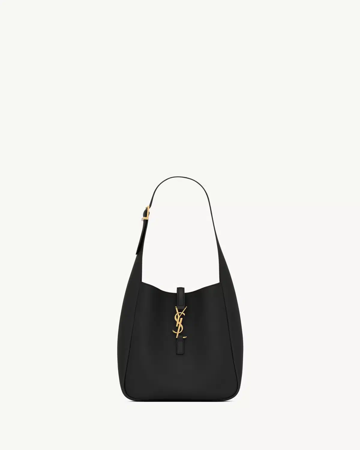 LE 5 À 7 SUPPLE SMALL IN GRAINED LEATHER BLACK