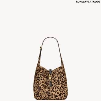 LE 5 À 7 SUPPLE SMALL IN PONY HAIR LEATHER LEOPARD